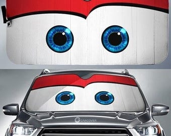 Lightning Mcqueen Car Sunshade, DisneyCars Movies Car Sun Shade, Disneyland Cars Auto Windshield, Car Pixar Sunshade, Cute Sun Shade For Car