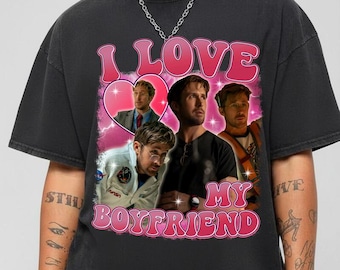 I Love My Boyfriends Ryan Gosling Project Hail Mary Bootleg Shirt, Ryan Gosling Vintage T-Shirt, Home of Astrophage, Sci Fi Bookish Tshirt