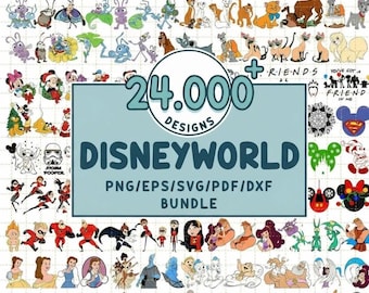 30000+ Mega Bundle Disneyland Png, Cartoon Characters Bundle, Disneyprincess Png, Magic Kingdom, Walt Disneyworld Clipart, Digital Download