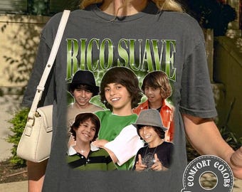 Rico Suave Bootleg Shirt, Rico Suave Homage Tshirt, Hannah Montana Vintage 90s Bootleg Tee, Moises Arias Homage Shirt 05