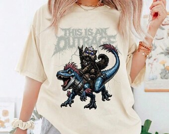 Vintage This is an Outrage TShirt, Princess Donut and Mongo Gifts, Dungeon Crawler Carl Shirt 06