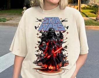 Disneyland Starwars Shirt, Starwars Darth Vader Vintage Shirt, Starwars Galaxy Edge Shirt, Disneyland Starwars Family Matching Shirt