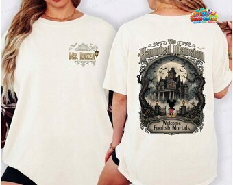 The Haunted Mansion Halloween Shirt, Mouse Halloween Shirt, Mouse's Not So Scary Halloween Party, Halloween Tee 00