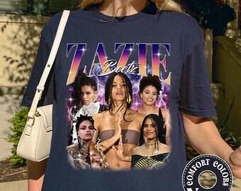 Zazie Beetz Bootleg Shirt,Zazie Beetz Bootleg Graphic Unisex T-Shirt, Retro 90s Style Tee, Gift For Her 02