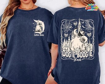Personalized Oogie Boogie Bash 2025 Shirt, Boogie Man Shirt, Mouse Not So Scary Party Shirt, Halloween Family Matching Shirt 03