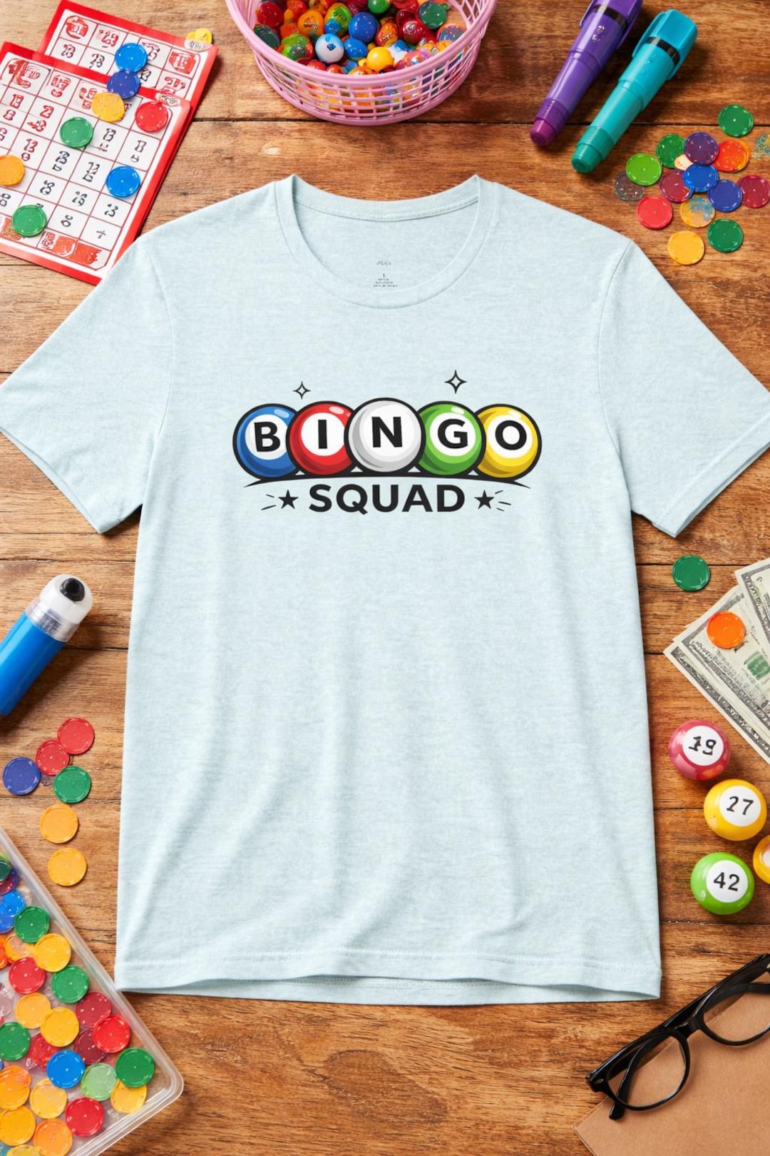 Bingo Squad Shirt, Funny Bingo Shirt, Bingo Night Shirt, Bingo Lover ...