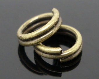 50, 100 ou 200 x anneaux d'écart de bronze 5 mm R103S