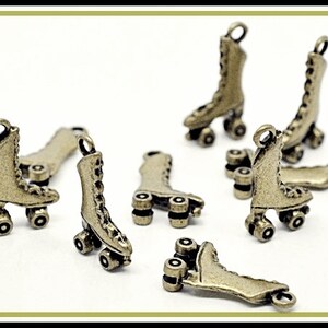 6 x patines de bronce antiguo vintage b-C8 imagen 1