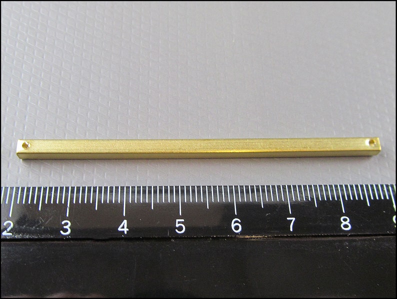 10 x barras de conexión, angular, latòn, A27 imagen 3