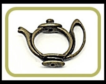 6 x jarra de vino bronce vintage antiguo - C20