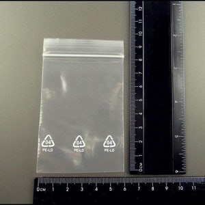 100 Pieces of 6x8cm Zip Lock image 2