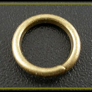 50x, 100x or 200x bronze-colored jump rings Ø 8 mm x 1.5 mm thick open - R106