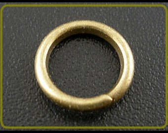 50x, 100x ou 200x anneaux de saut couleur bronze Ø 8 mm x 1,5 mm d'épaisseur ouverts - R106