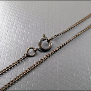 1 readymade Curb Chain copper tone 82 cm HK08