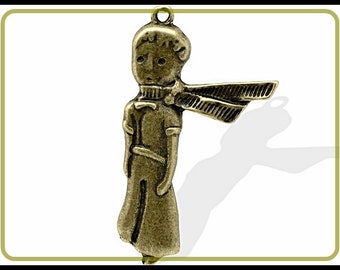 3 x Petit Prince, bronze vintage - C24