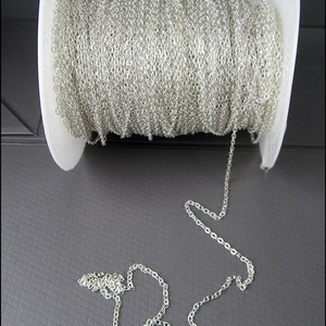 Yard Good: Delicate silver anchor chain