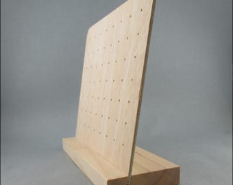 Wooden Earring Display Stand for 28 Pairs of Earrings - EK291