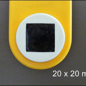 Fustella Pugno carta quadro Ø 20 mm - WZ-20q