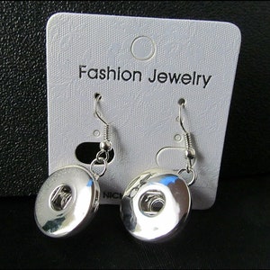 10 x Tchunk Click Button Earrings Pair CH-11 image 2