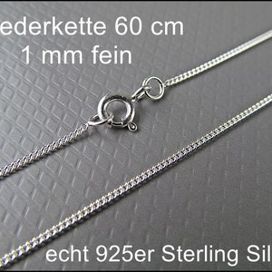 925 Silver Link Chain 60cm / 24 HK925-15 image 1