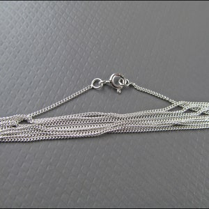 925 Silver Link Chain 60cm / 24 HK925-15 image 2