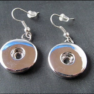 10 x Tchunk Click Button Earrings Pair CH-11 image 1