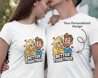 Custom Graphic T-Shirt, Personalized Design, Anniversary Gift