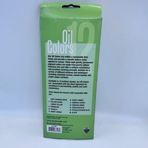 Nicole Quality Value 12 Oil Colors Paint Set 12ml Tubes Non-Toxic ACS 1602 image 3