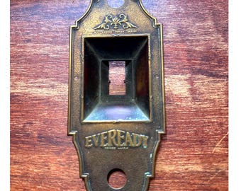 Eveready Wandschalter Platte Antik Messing Bronze/dekorative Abdeckung Radio-Komponenten