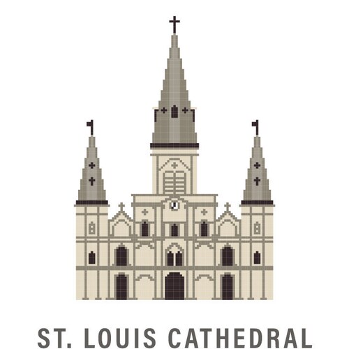 New Orleans Tropical House Crossstitch Pattern Etsy