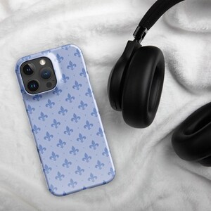 Blue Fleur de Lis Snap case for iPhone®