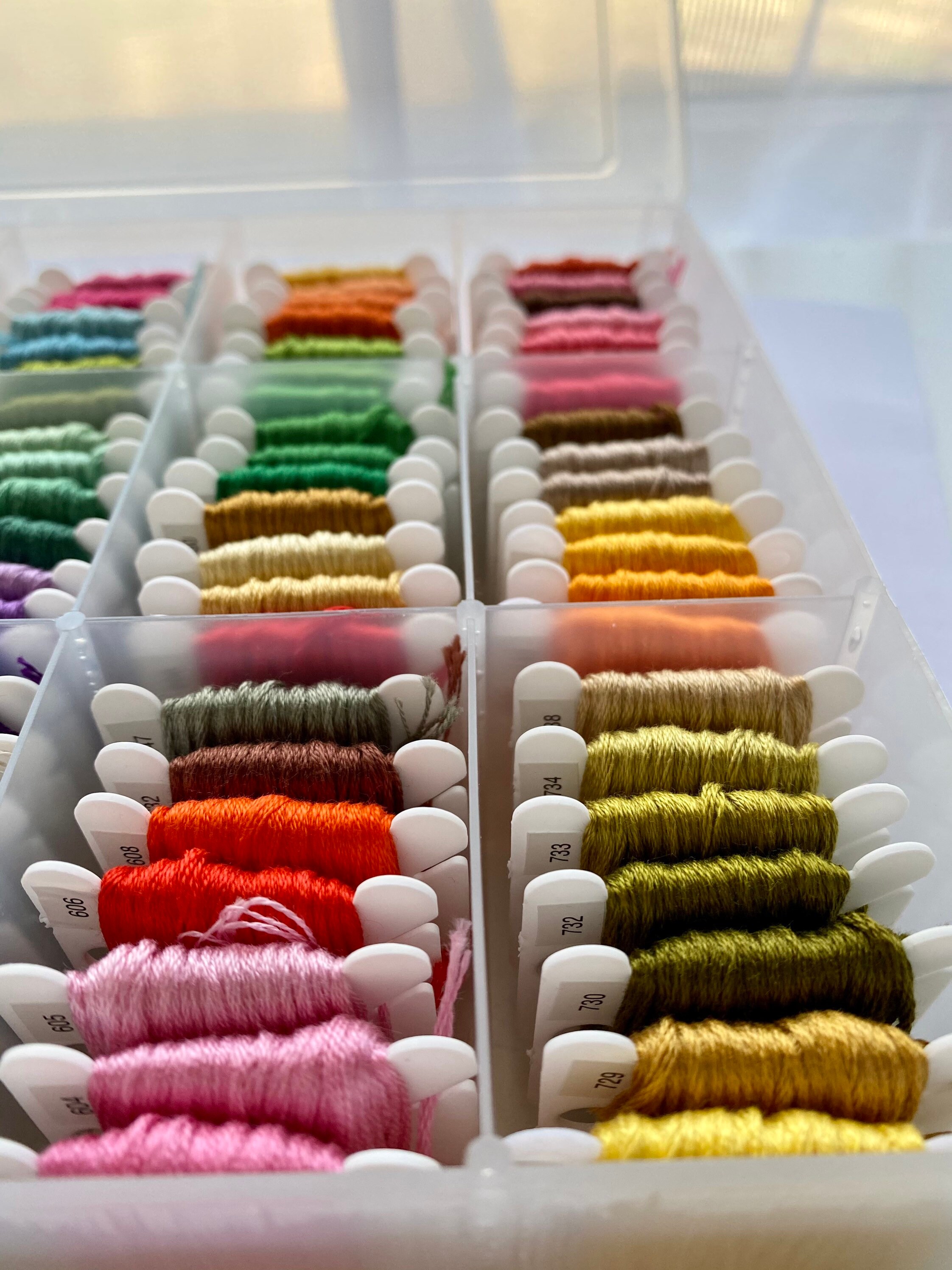 DMC Floss Thread Cross stitch supplies 9283042 DMC 6Strand Etsy