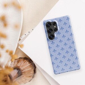 Blue Fleur de Lis Snap case for Samsung®