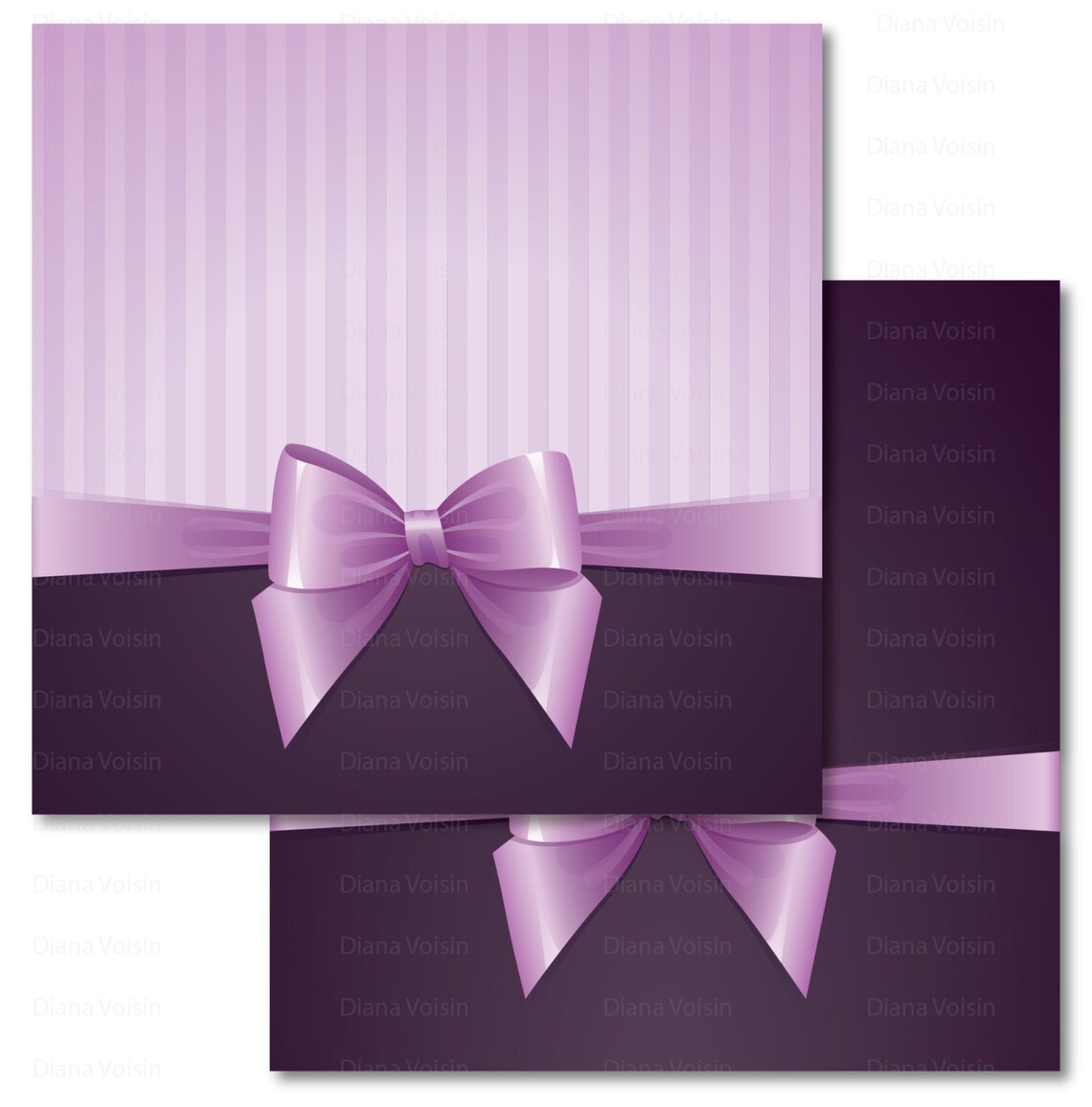 Cute Bow Digital Scrapbook Paper Variety 12 Pack Beautiful | Etsy