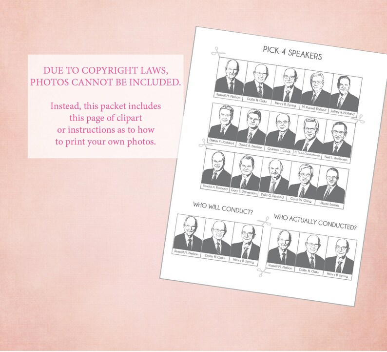 LDS Fantasy Conference Family Bundle PDF Etsy