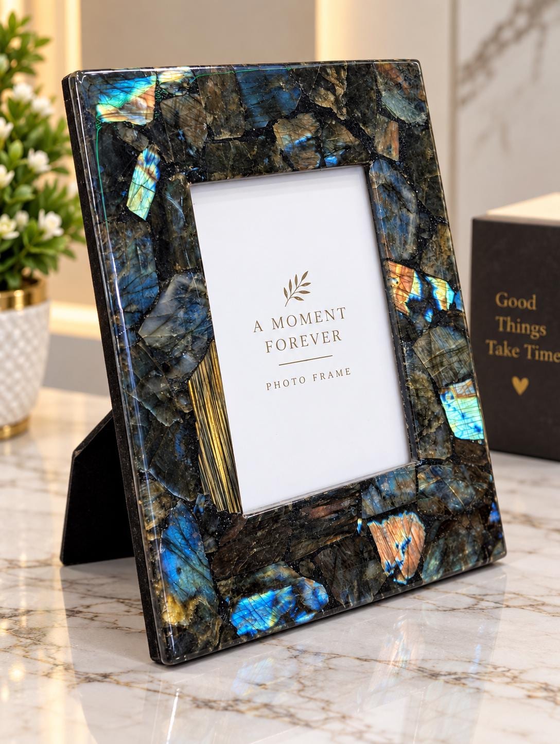 Stone Crystal Picture Frame - Etsy