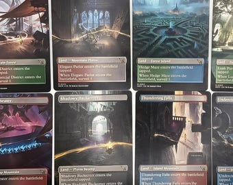 10er Proxy Surveil Land Set Borderless MTG