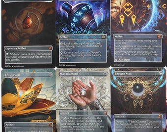 10er Proxy Artefakt Set Borderless MTG