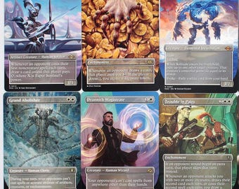 10er Proxy White Staple Set Borderless MTG
