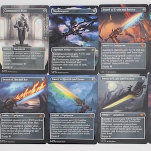 10er Proxy Equipment Staple Set Borderless MTG