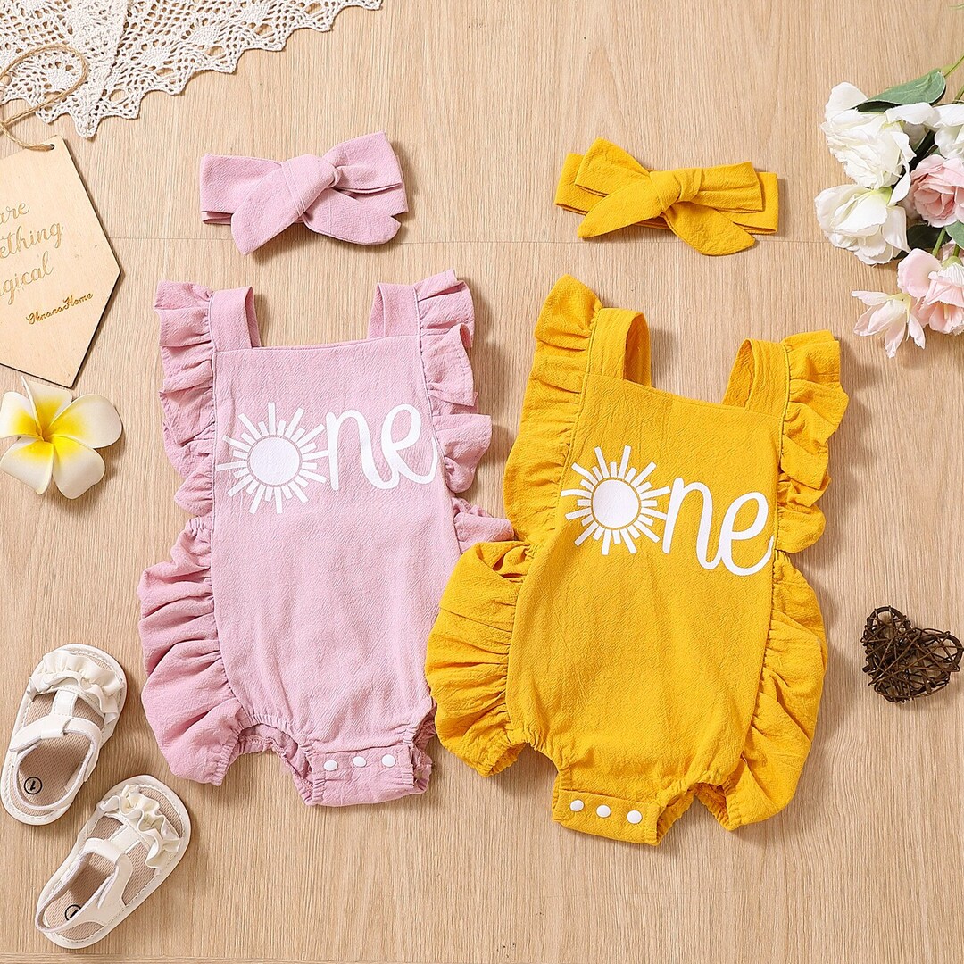Sunshine First Birthday Outfit // You Are My Sunshine Party Etsy