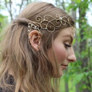High Elf Ear Cuffs - Elfin Jewelry - Fairy Ears - Elf Ears - Fairy Ear Cuff, Elven Ear Wrap, Elvish Ear Cuff, Fairy Earring