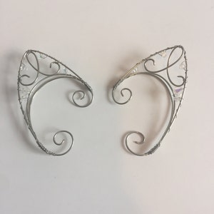 Elven Ear Cuff Fairy Ears Silver Ear Cuff image 2