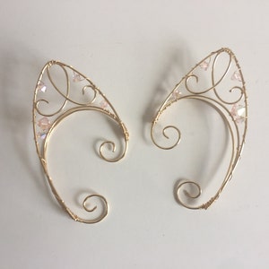 Elf Ear Cuff, Fairy Ears, Elf Ears, Elven Ear Wrap, Wire Ear Cuffs