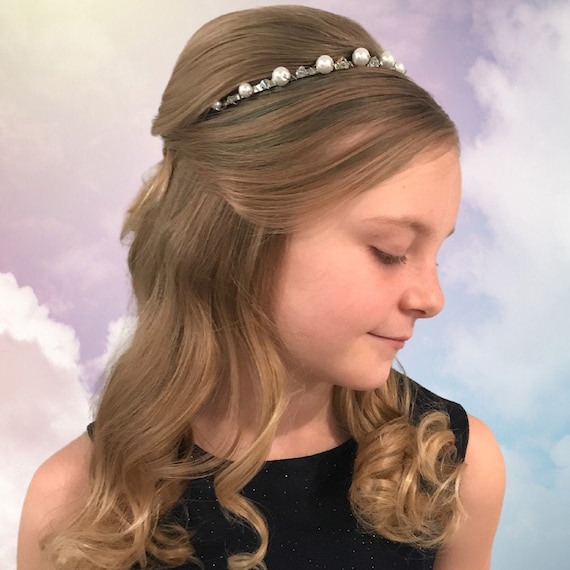 Luxury Pearl & Crystal Embellished Headband | Elegant Statement Hairpiece airbrush_20220728155555_1800x1  main image 4