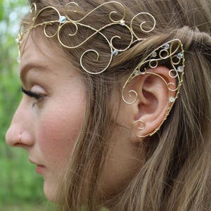 Elf Ear cuffs | Wire Elf Ears | Handmade Fairy Earrings | Fantasy Jewelry