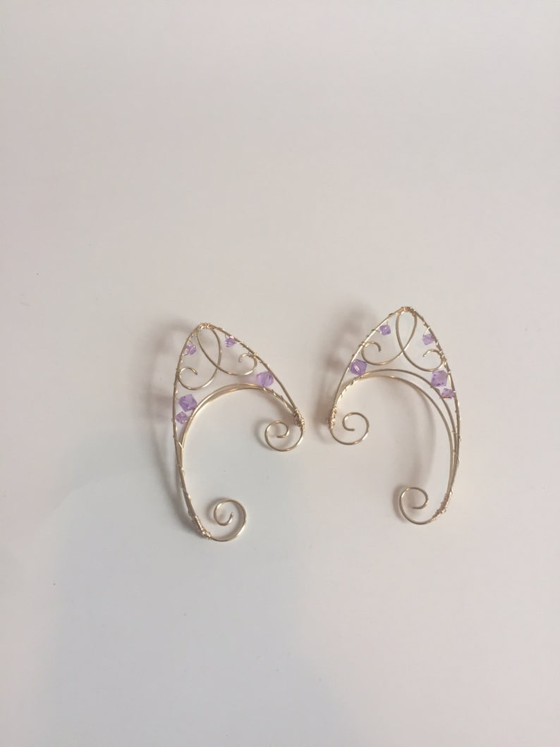 Purple elf ears