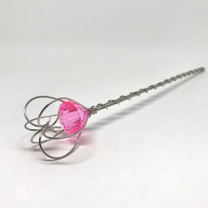 Pink Jewel Fairy Wand, Princess Scepter, image 10