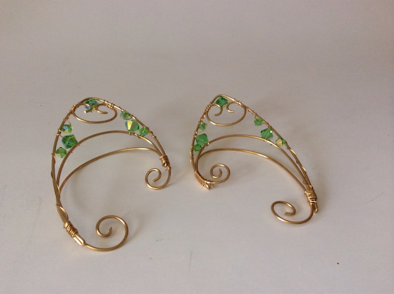 Elf Ears Fairy Ear Cuffs Pointy Ears Magical Ear Jewelry image 4