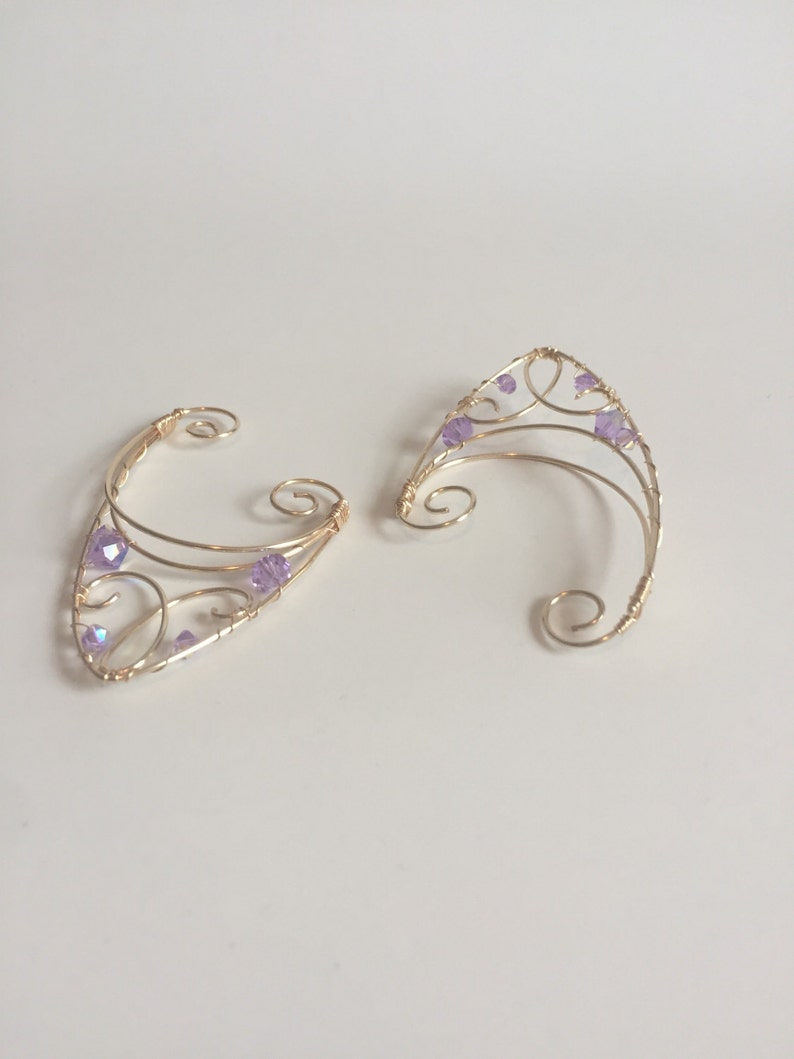 Purple elf ears